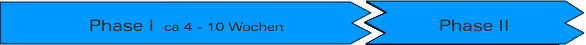 Phase I ca 4-10 Wochen